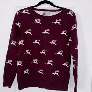 Loft reindeer sweater
